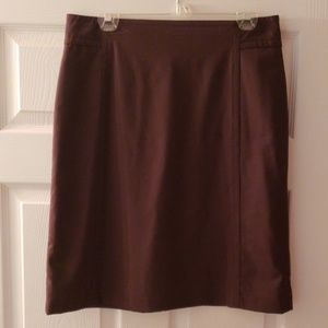 Brown Banana Republic pencil skirt